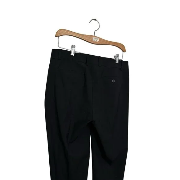 NWT JCrew Women’s Favorite Fit Black Wool Career Slacks Trousers - Size 8 - Picture 3 of 4